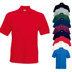 Fruit of the Loom 65/35 Poloshirt Kurzarm Schwere Qualität