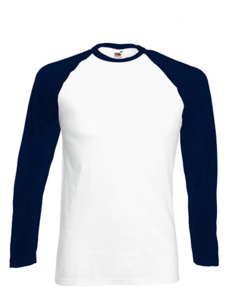 Fruit of the Loom T-shirt Langarm Baseball-Stil