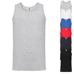 Fruit of the Loom T-shirt Ärmellos Unterhemd