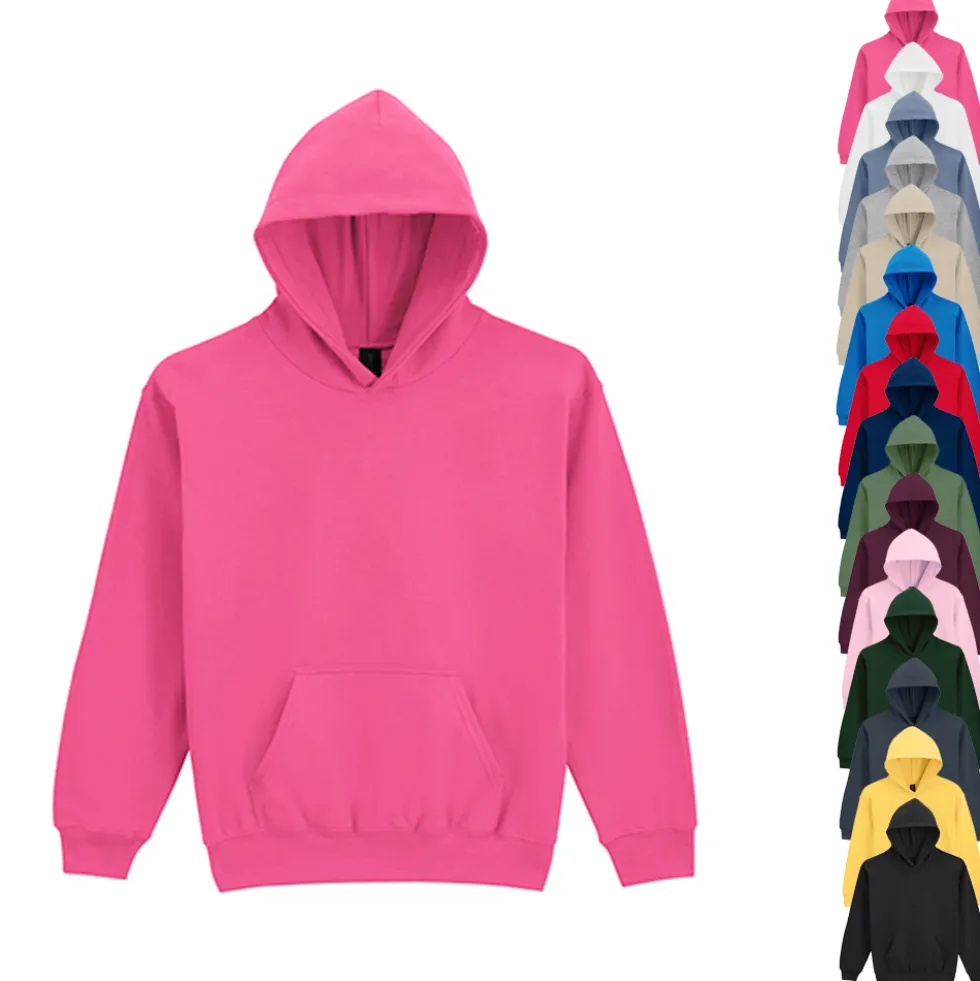 GSF500K Gildan Softstyle® mittelschweres Fleece Kinder Kapuzen-Sweatshirt