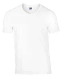 G64V00 Gildan T-Shirt mit V-Ausschnitt Softstyle®