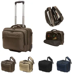 HF2215 Halfar Business-Trolley Mission Aufwändig gepolsterter Laptop-Trolley