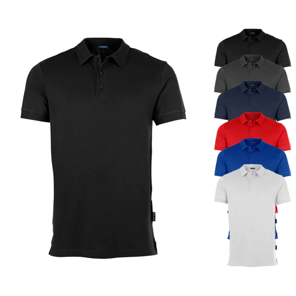 HRM502 HRM Herren Elastisches Polo Kurzarm