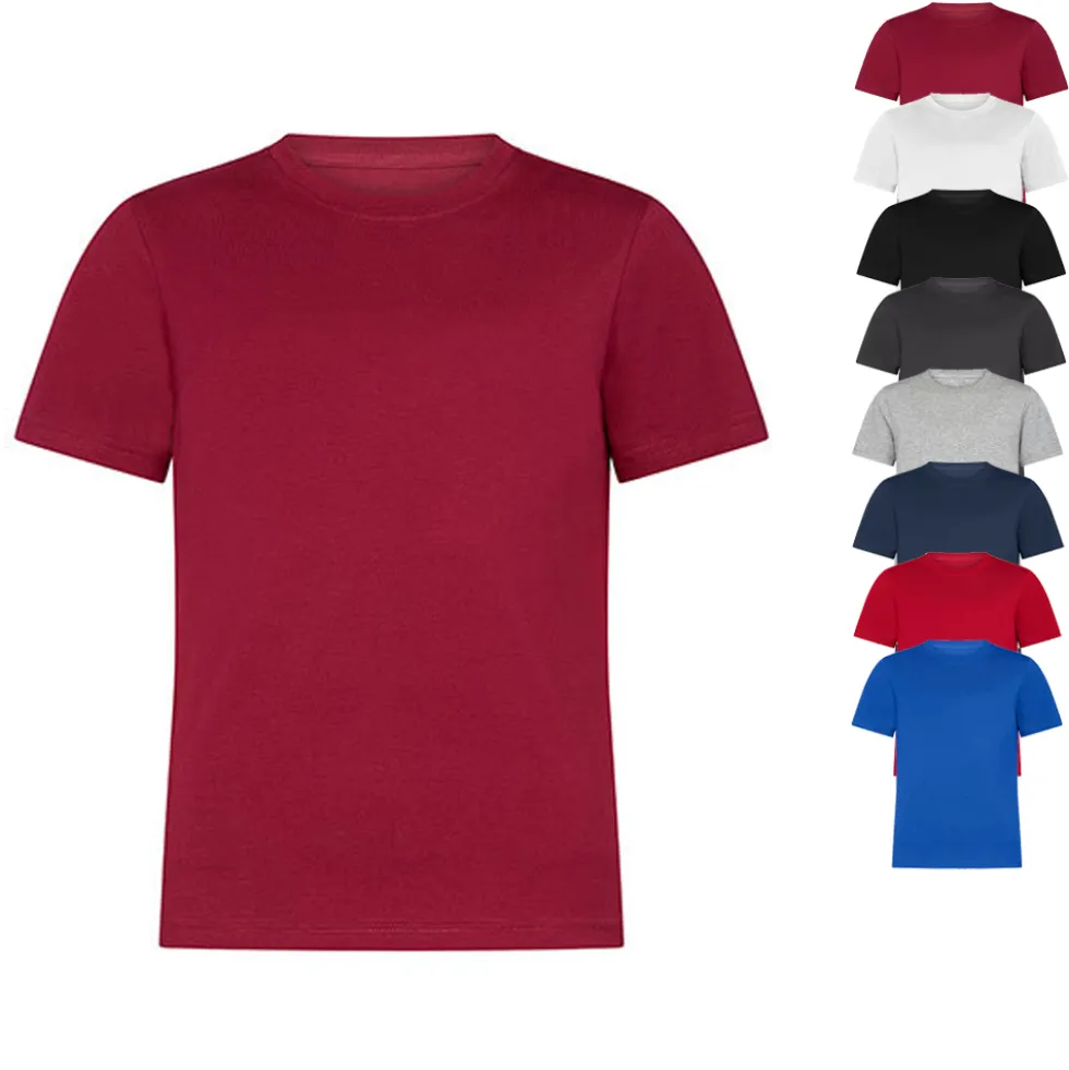 HRM2001 HRM Kinder Luxus Rundhals T-Shirt Bio-Baumwolle