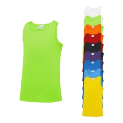 JC007J Just Cool Kinder Unterhemd Sportshirt Ärmellos