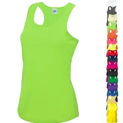 JC015 Just Cool Damen Muskelshirt Sportshirt mit U-Ausschnitt