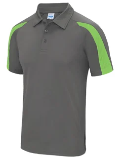 JC043 Just Cool Poloshirt Sportpolo Polohemd mit kontrastfarbenen Einsätzen