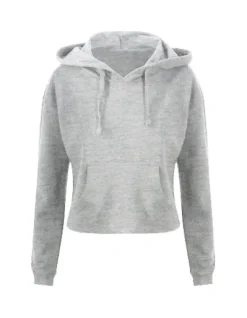 JH016 Just Hoods Damen Kapuzenpullover Bauchfei Hoodie