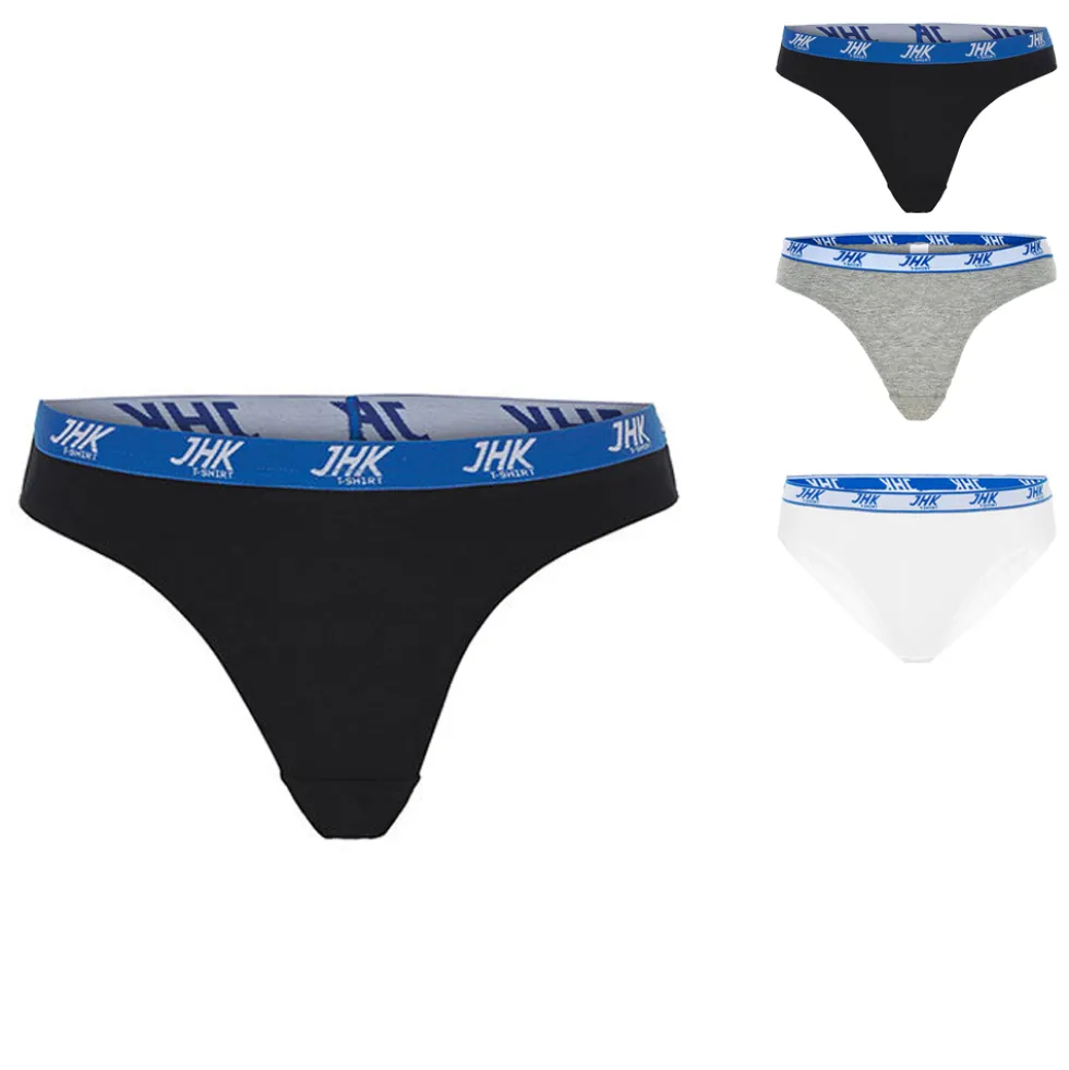 JHK902 JHK Damen Slip Unterhosen (3er Pack)