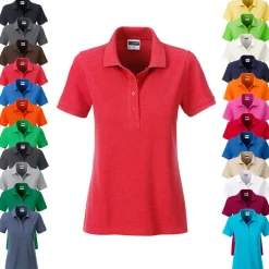 JN8009 James+Nicholson Damen BASIC Polo kurzarm