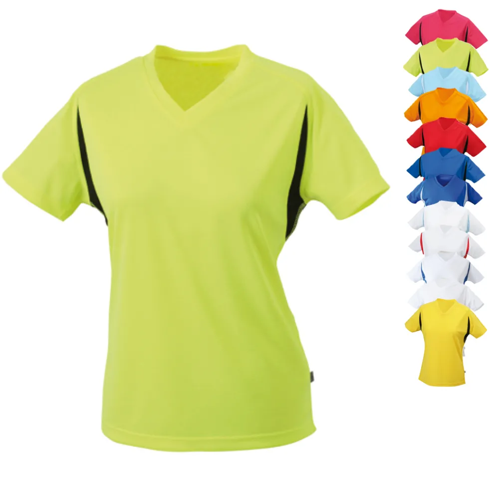 JN316 James+Nicholson Damen Laufshirt kurzarm