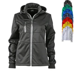 JN1077 James+Nicholson Damen maritime Softshelljacke