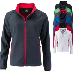 JN1129 James+Nicholson Damen Promo-Softshell Jacke