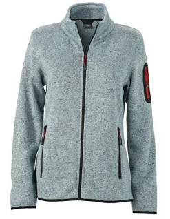 JN761 James+Nicholson Damen Strickfleecejacke