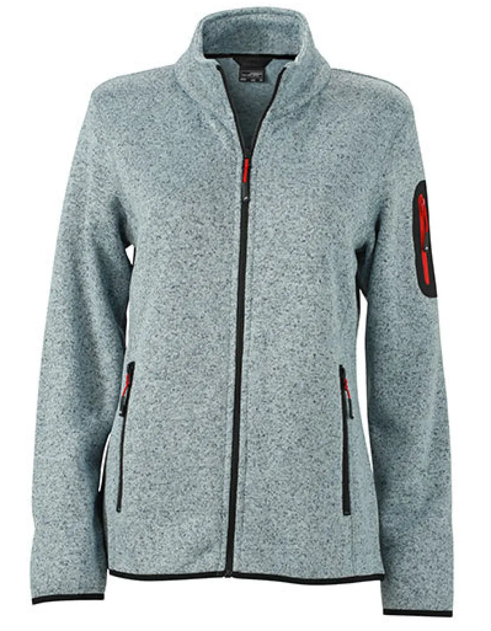 JN761 James+Nicholson Damen Strickfleecejacke
