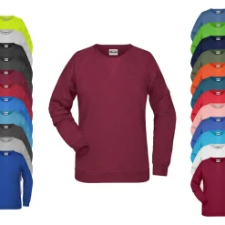 JN8021 James+Nicholson Damen Sweatshirt