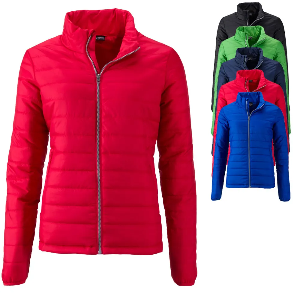 JN1119 James+Nicholson Damen Wattierte Jacke