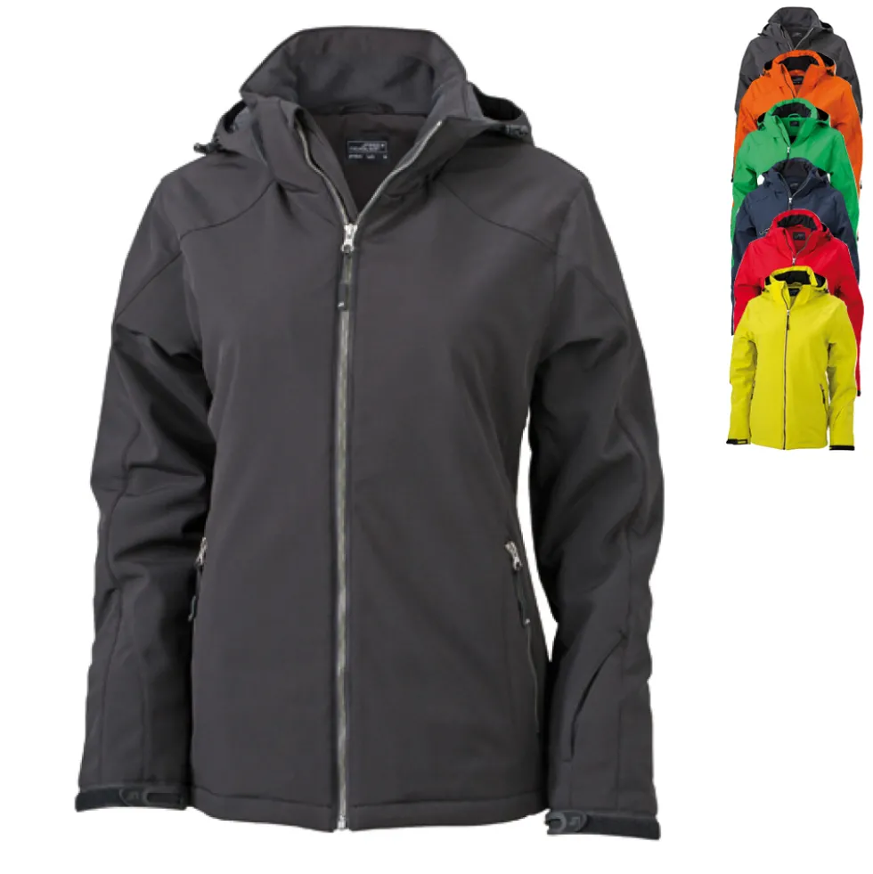 JN1053 James+Nicholson Damen Wintersport Softshelljacke