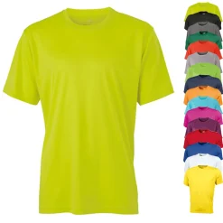 JN358 James+Nicholson Herren Aktiv T-Shirt kurzarm