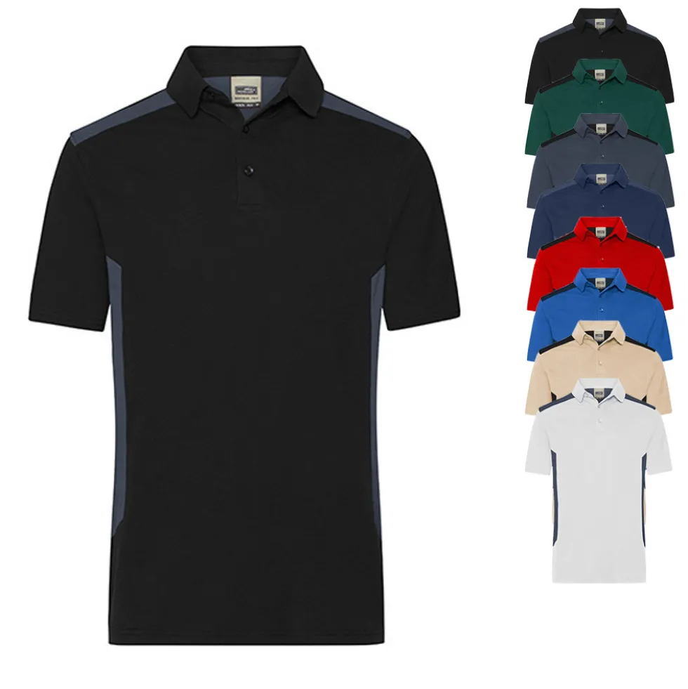 JN1826 James+Nicholson Herren Arbeitskleidung Polo -STRONG-