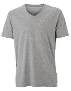 JN974 James+Nicholson Herren HEATHER T-Shirt kurzarm