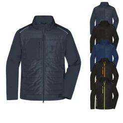 JN1820 James+Nicholson Herren Hybrid Jacke