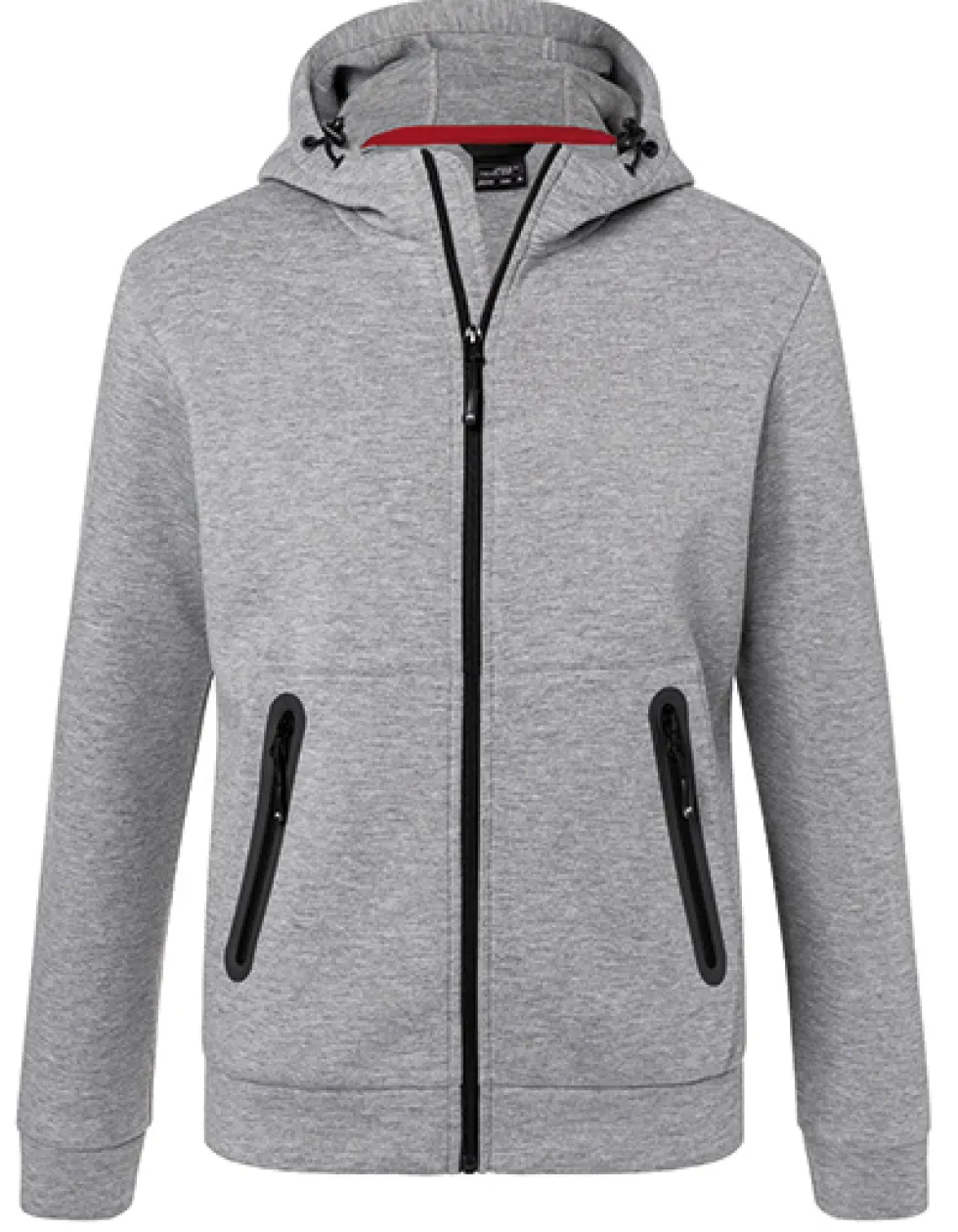 JN1144 James+Nicholson Herren Kapuzenjacke