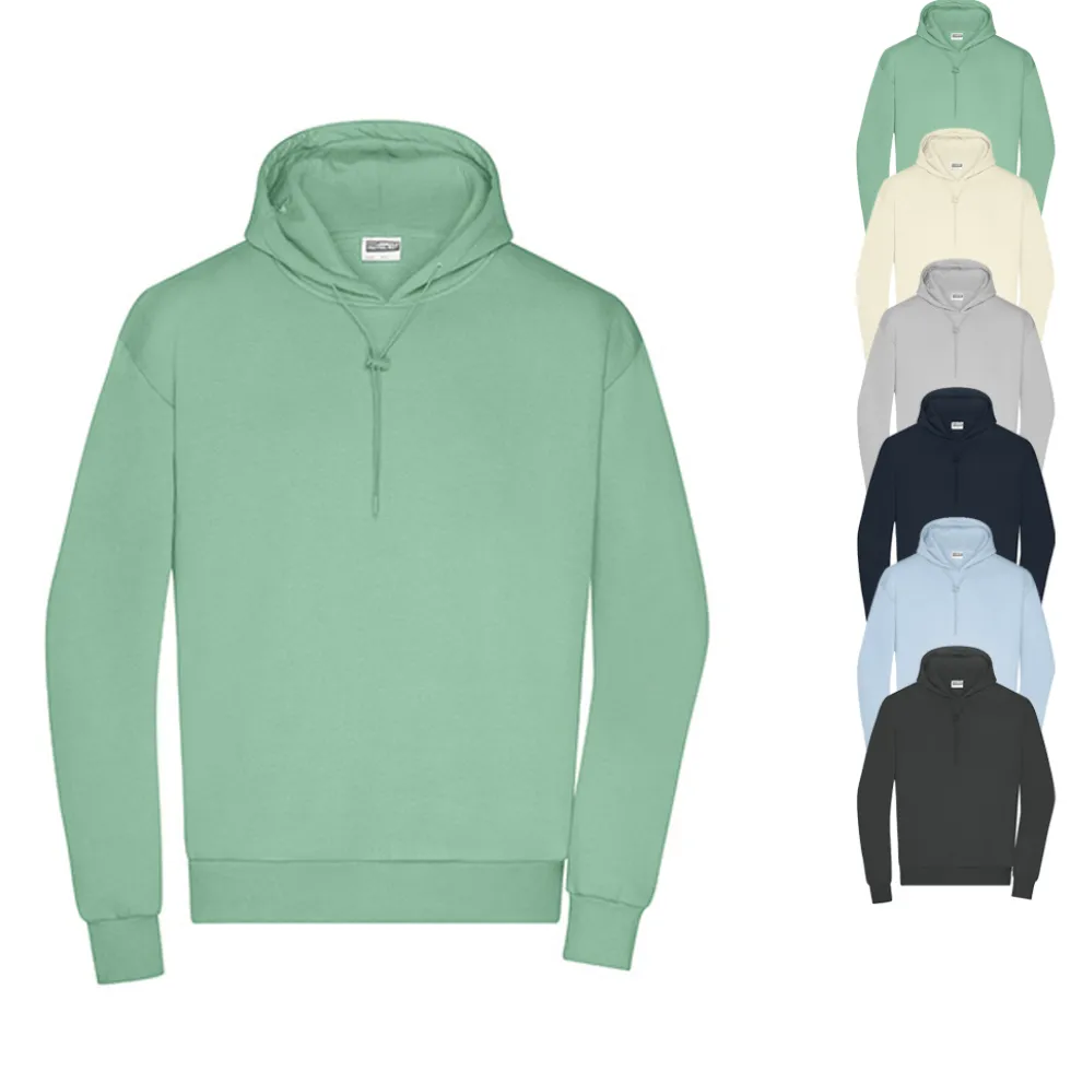 JN8034 James+Nicholson Herren Kapuzenpullover Hoodie
