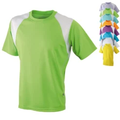 JN397 James+Nicholson Herren Laufshirt kurzarm