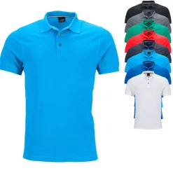 JN708 James+Nicholson Herren PIMA Polo