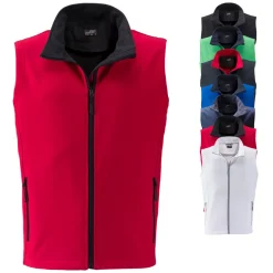 JN1128 James+Nicholson Herren Promo-Softshellweste