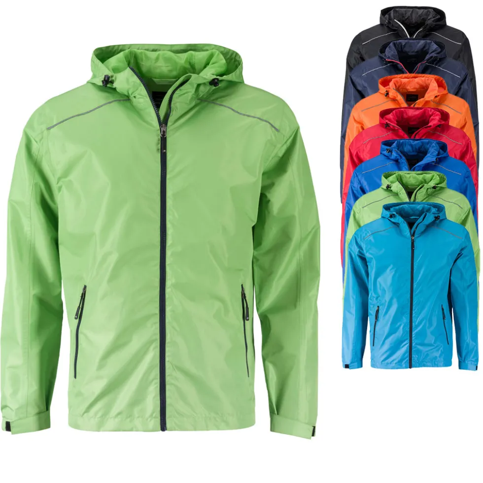 JN1118 James+Nicholson Herren Regenjacke