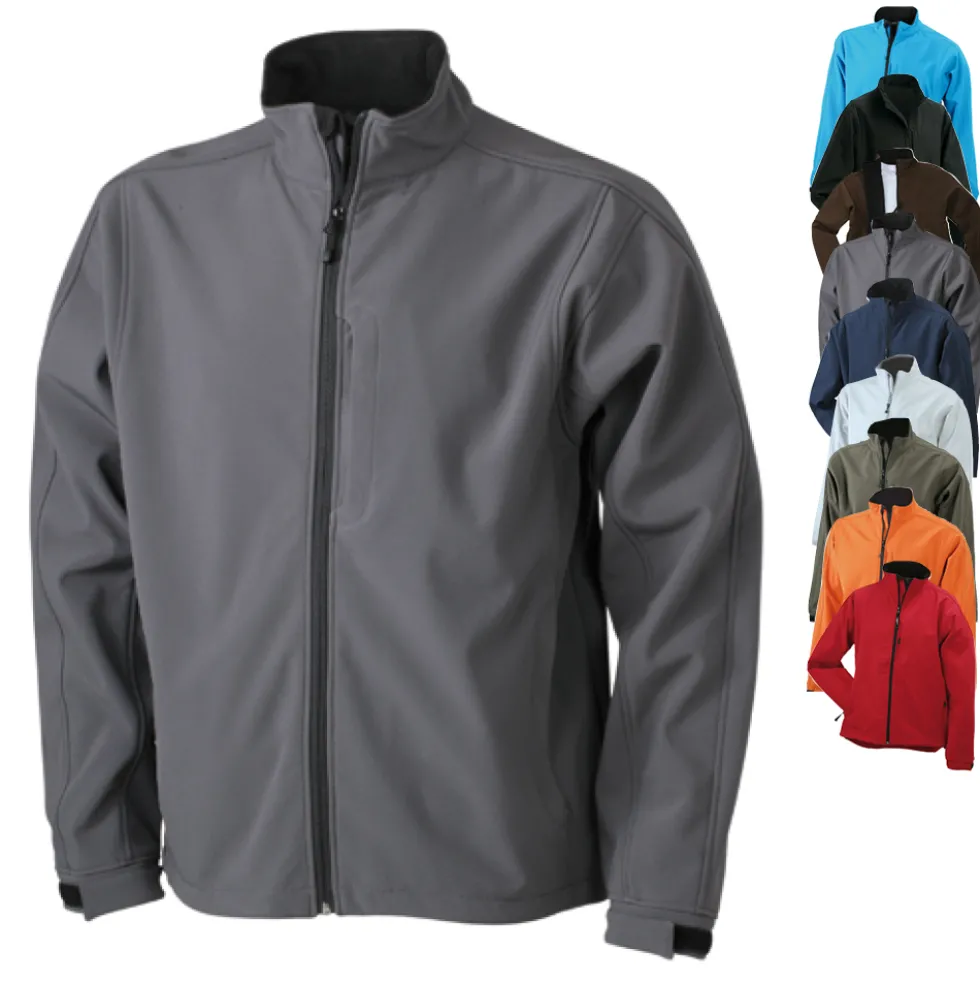 JN135 James+Nicholson Herren Softshelljacke