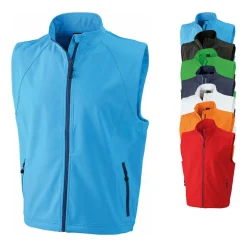 JN1022 James+Nicholson Herren Softshellweste