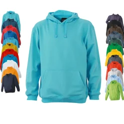 JN047 James+Nicholson Kapuzensweatshirt