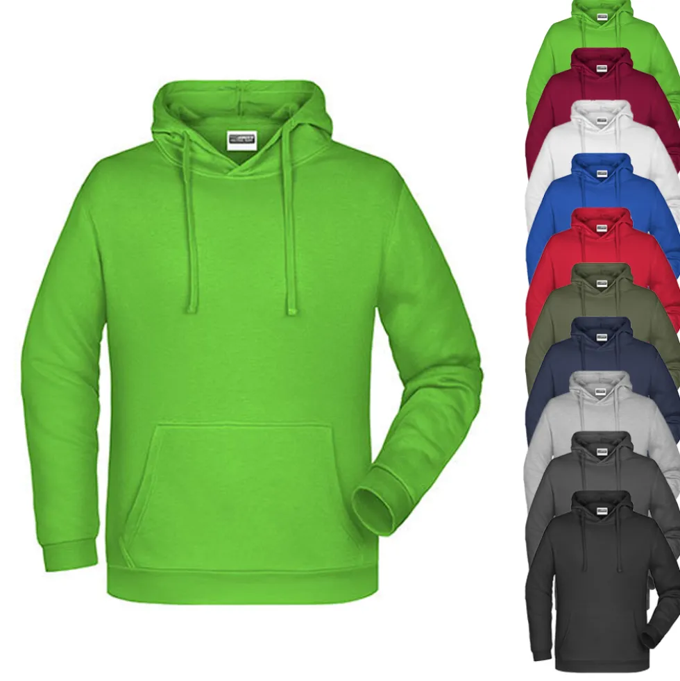 JN796 James&Nicholson Promo Herren Kapuzensweatshirt