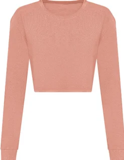 JT016 Just Ts Damen Langarmshirt bauchfrei