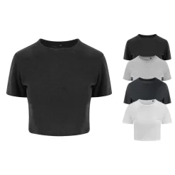 JT006 Just Ts Damen T-Shirt kurz geschnitten mit Triblend-Gewebe