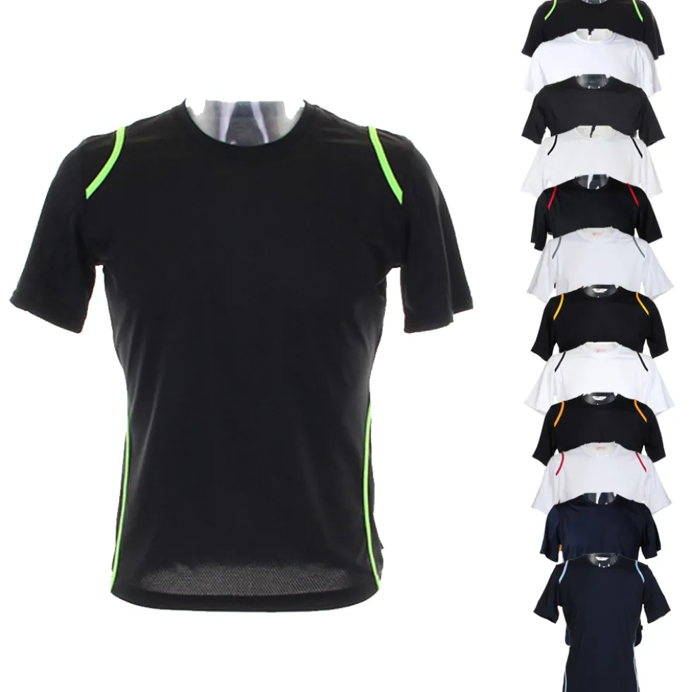 K991 Gamegear Cooltex Herren T-shirt mit eingefasstem Kragen