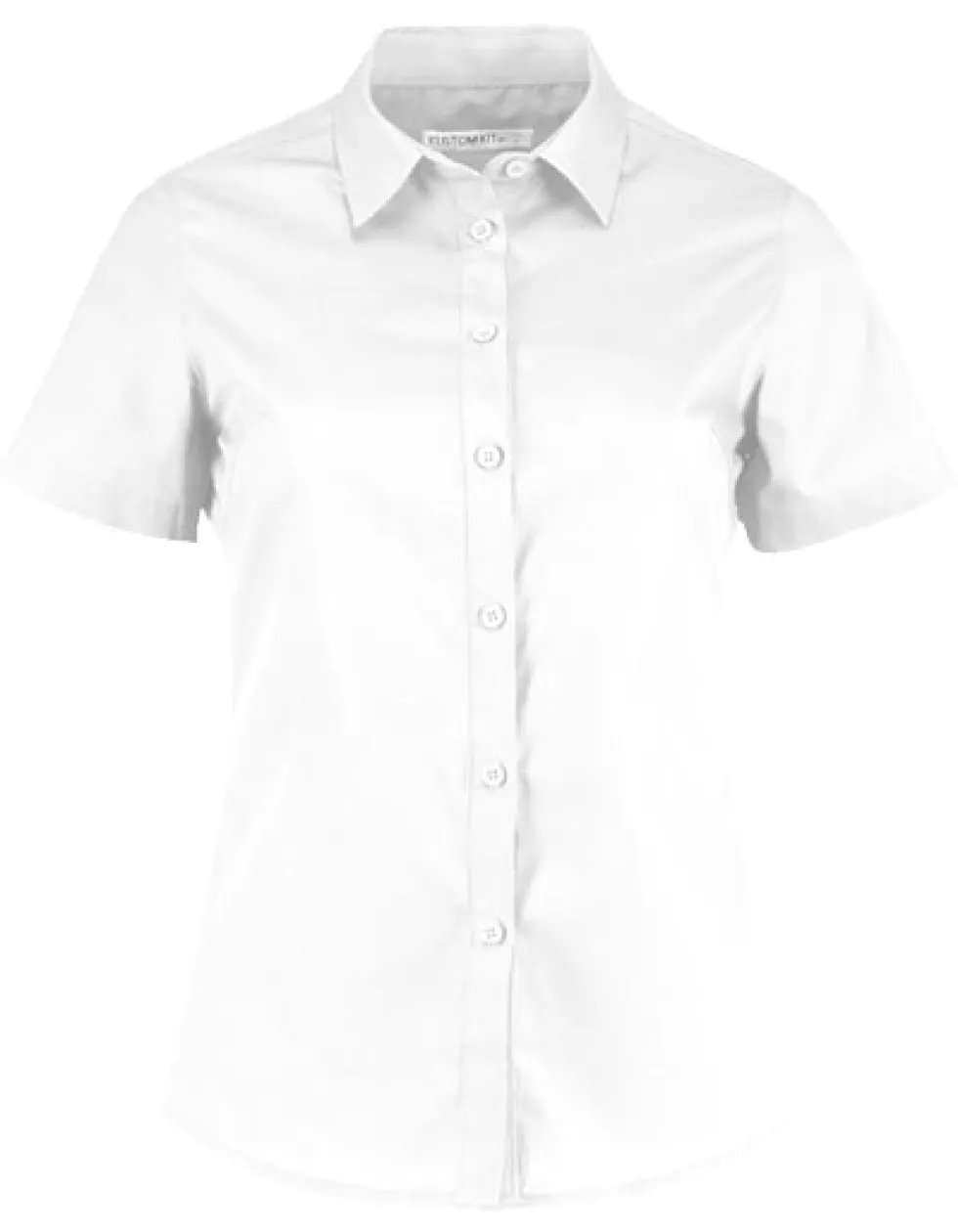 K241 Kustom Kit Dame Bluse Kurzarm Poplin Shirt