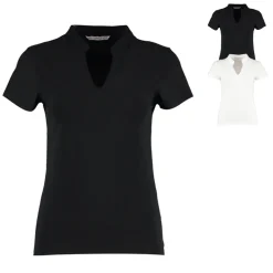 K770 Kustom Kit Damen Bluse mit Stehkragen