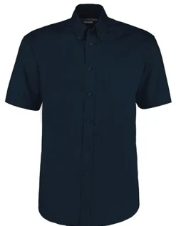 K109 Kustom Kit Herren Hemd Kurzarm Oxford Shirt
