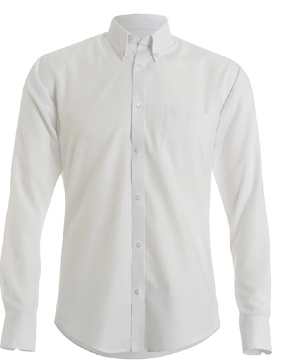 K184 Kustom Kit Herren Hemd Langarm Slim Fit Oxford Shirt