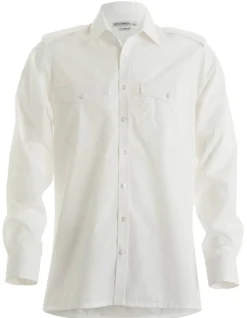 K134 Kustom Kit Herren Hemd Langarm Pilot Shirt