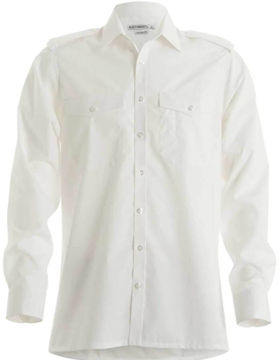 K134 Kustom Kit Herren Hemd Langarm Pilot Shirt