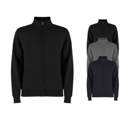 K334 Kustom Kit Mittelschweres Sweatshirt mit Reißverschluss