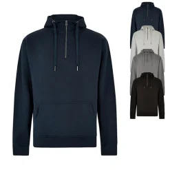 K336 Kustom Kit Regular 1/4-Reißverschluss Kapuzen-Sweatshirt