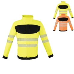 KX1003 Korntex EOS Hi-Vis Arbeitskleidung Softshelljacke mit großer Druckfläche auf der Brust