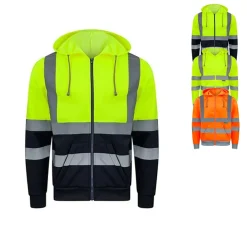 KX422 Korntex Hi-Vis Arbeitskleidung Kapuzen-Sweat-Jacke Galway