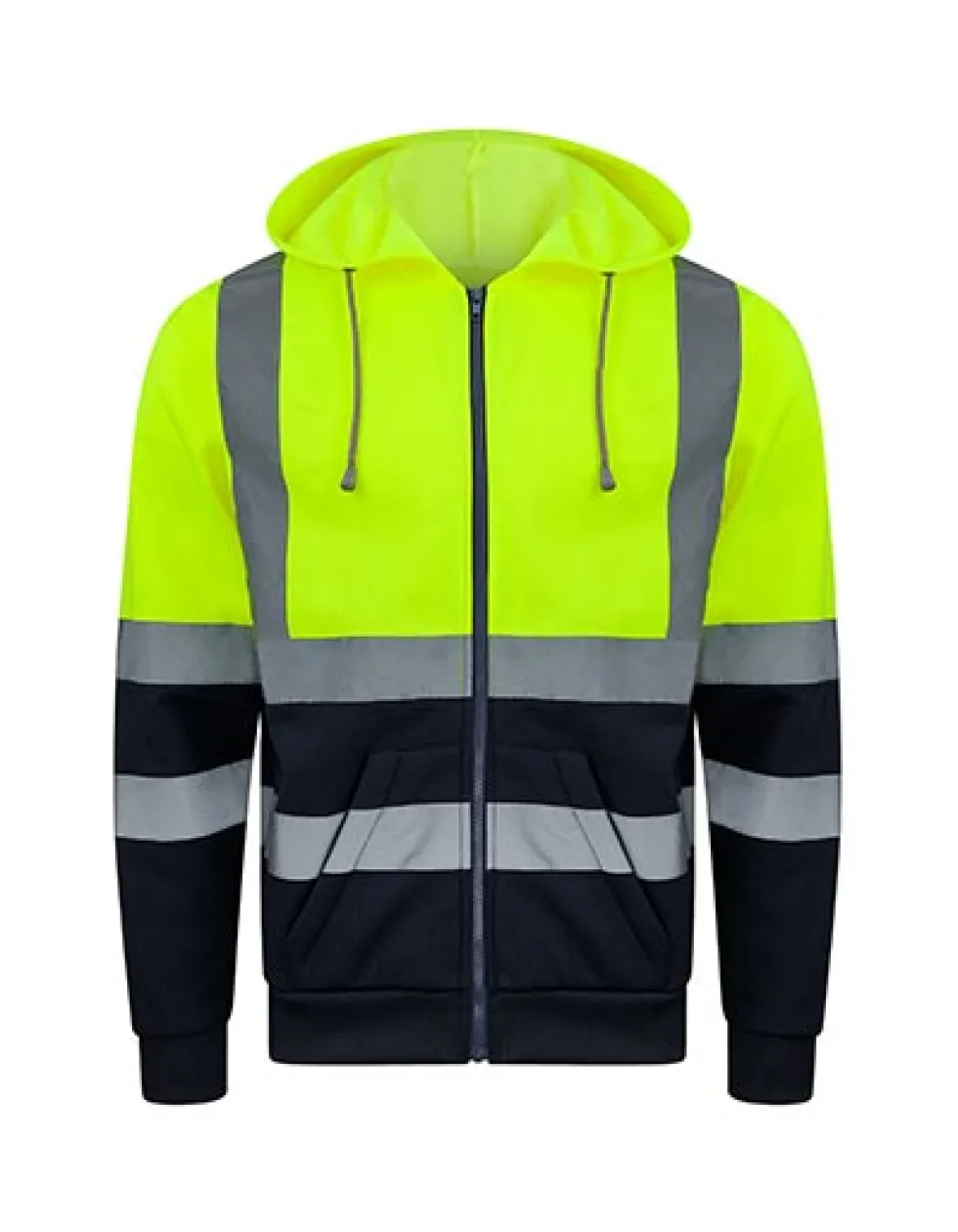 KX422 Korntex Hi-Vis Arbeitskleidung Kapuzen-Sweat-Jacke Galway
